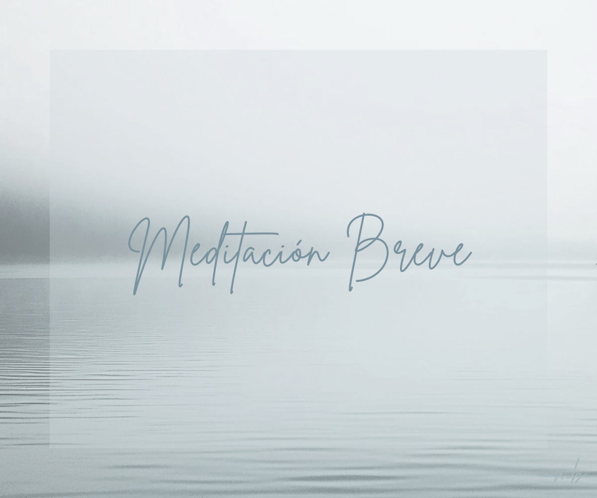 Tarjeta Meditación Breve